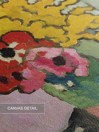 ANEMONES AND MIMOSA