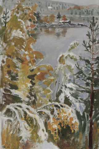 AUTUMN LANDSCAPE, FIRST SNOW