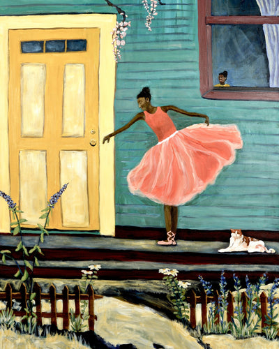 BALLERINA ON THE PORCH