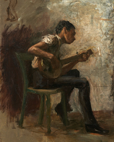 BANJO PLAYER, STUDY