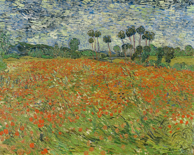 FIELD OF POPPIES, AUVERS-SUR-OISE