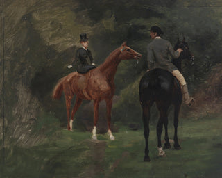 FIGURES ON HORSEBACK