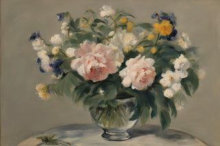 FLOWERS ON A TABLE I