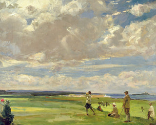 LADY ASTOR PLAYING GOLF AT NORTH BERWICK