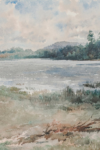 LAKESIDE WATERCOLOR