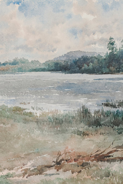 LAKESIDE WATERCOLOR