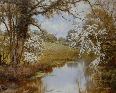 LANDSCAPE WITH HAWTHORNS