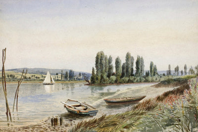 LANDSCAPE WITH SAILBOAT