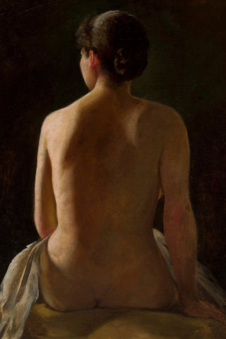 NUDE SEATED WOMAN