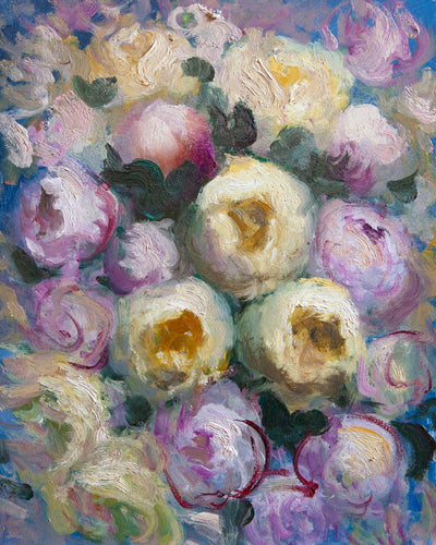 PAINTED PEONIES