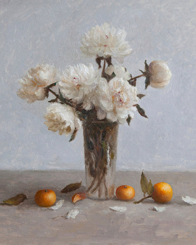 PEONIES AND ORANGES