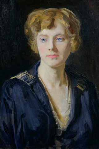 PORTRAIT OF A FAIR-HAIRED WOMAN