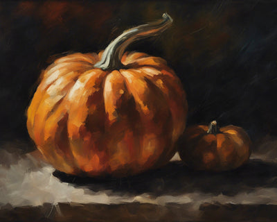 PUMPKIN STILL LIFE