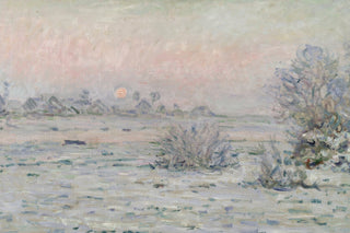 SNOWY LANDSCAPE AT TWILIGHT