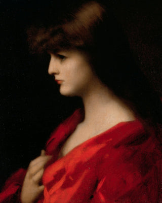 STUDY OF A WOMAN IN RED