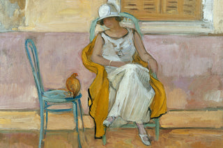 WOMAN IN A WHITE DRESS