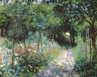 WOMAN IN A GARDEN