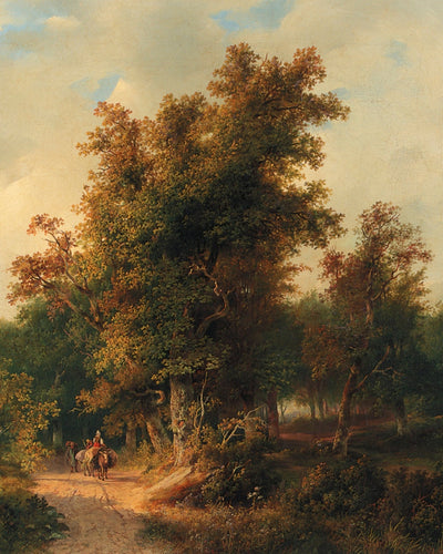 WOODED LANDSCAPE WITH MARSH