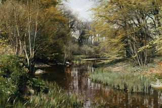 WOODED RIVER LANDSCAPE